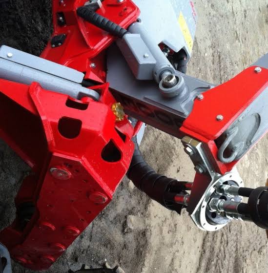 Junta rotativa aplicada em equipamento florestal